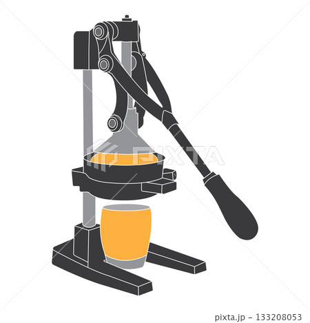 Manual citrus squeezer icon design Manual citrus squeezer icon design 133208053