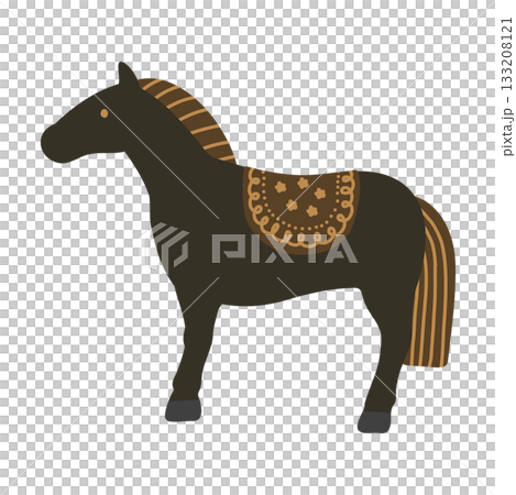 簡單的黑馬插圖 簡單的黑馬插圖 133208121