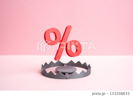 Percentage is like bait over a trap. Hidden terms and fees. Risk of overpaying or getting into debt. Financial traps, consumer protection, deceptive advertising. Credit awareness. Misleading offers. 133208633