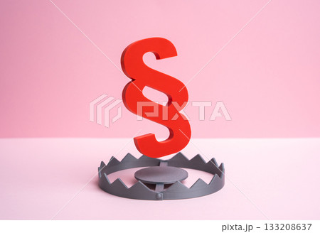 The paragraph symbol is bait in a trap. Laws created to suppress business and human rights. Bureaucracy and legal manipulation as tools of control. Legal reform, justice inequality. The paragraph symbol is bait in a trap. Laws created to suppress business and human rights. Bureaucracy and legal manipulation as tools of control. Legal reform, justice inequality. 133208637
