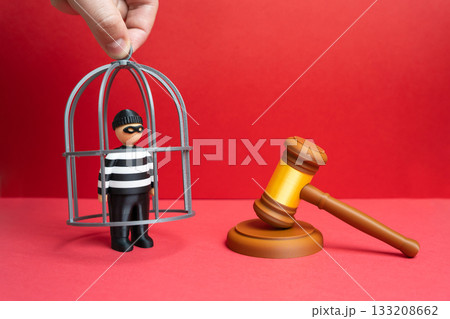 Placement of a criminal in custody. Arrest pending trial. Preventive measures and restriction of liberty. Depiction of justice, law enforcement, and accountability. Judicial systems, or prison reforms Placement of a criminal in custody. Arrest pending trial. Preventive measures and restriction of liberty. Depiction of justice, law enforcement, and accountability. Judicial systems, or prison reforms 133208662