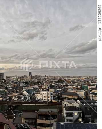 堀切菖蒲園から眺める綾瀬の街並み 133209262