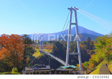 秋の九重夢大吊橋(大分県九重町) 秋の九重夢大吊橋(大分県九重町) 133210382