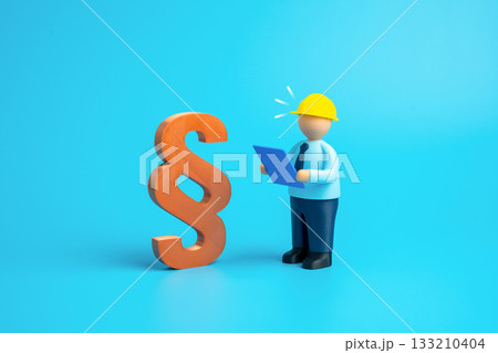 The builder faces regulations and restrictions in his work. Construction delays, compliance challenges, safety standards, and bureaucratic oversight. Urban development The builder faces regulations and restrictions in his work. Construction delays, compliance challenges, safety standards, and bureaucratic oversight. Urban development 133210404