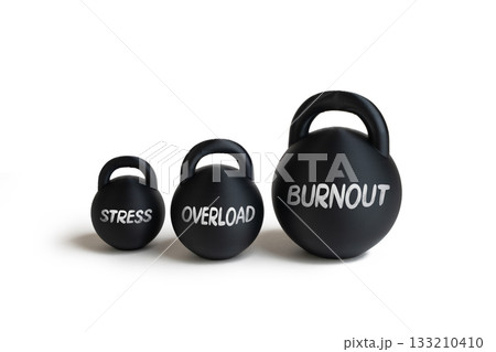 Stress leads to overload, which results in burnout. Workplace pressure, mental health risks, productivity decline, and the need for recovery. 133210410