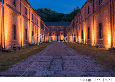 《京都府》舞鶴赤れんがパークの夜景 《京都府》舞鶴赤れんがパークの夜景 133212071