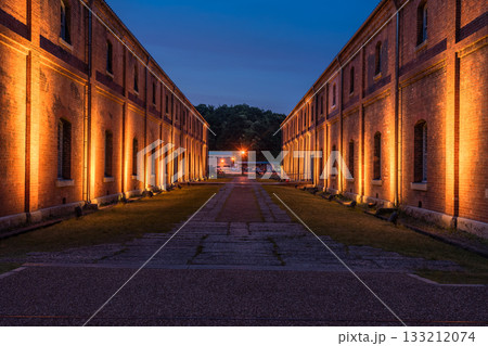 《京都府》舞鶴赤れんがパークの夜景 《京都府》舞鶴赤れんがパークの夜景 133212074