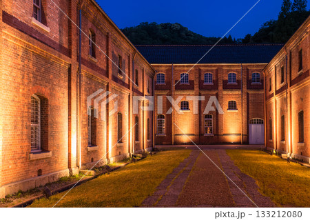 《京都府》舞鶴赤れんがパークの夜景 133212080