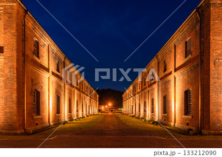 《京都府》舞鶴赤れんがパークの夜景 133212090