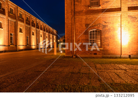 《京都府》舞鶴赤れんがパークの夜景 《京都府》舞鶴赤れんがパークの夜景 133212095