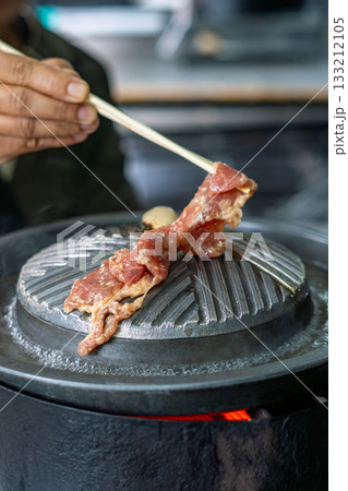 Thai Barbecue Grill with Pork and Seafood 133212105