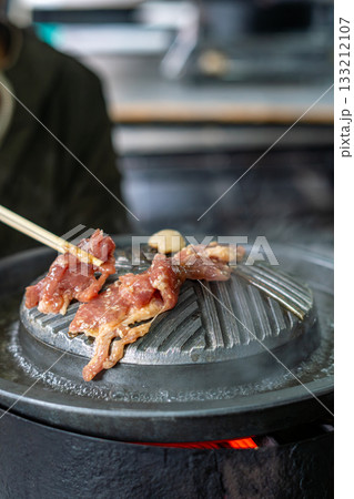 Thai Barbecue Grill with Pork and Seafood 133212107