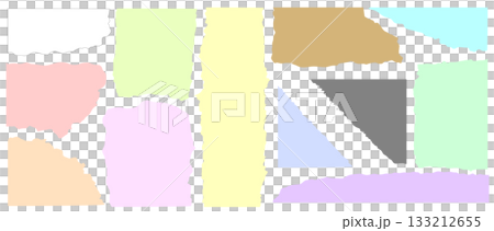 五彩斑斕的撕碎紙片 133212655