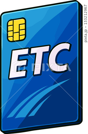 ETCカードのイラスト ETCカードのイラスト 133212967
