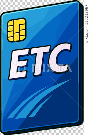 ETCカードのイラスト ETCカードのイラスト 133212967