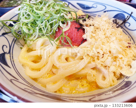 明太釜玉うどん 明太子と卵のとろとろうどん 明太釜玉うどん 明太子と卵のとろとろうどん 133213606