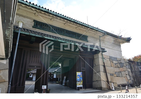 名古屋城の正門(旧榎多御門) 名古屋城の正門(旧榎多御門) 133214357