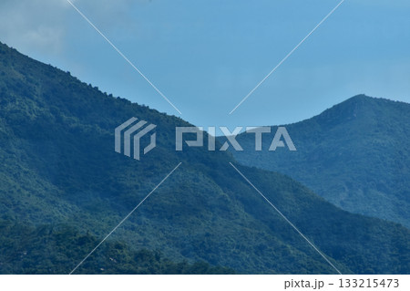 Close-up of the mountains with blue sky. Nature scene. Close-up of the mountains with blue sky. Nature scene. 133215473
