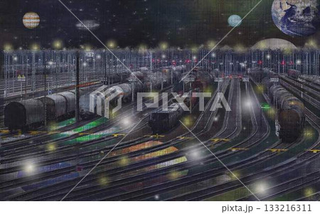 銀河鉄道の貨物駅 133216311