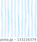 Watercolor blue stripes seamless pattern. Simple repeat cute lines. Colorful background for packaging, textile, fabric, wallpaper, scrapbook 133216374