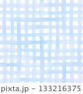 Watercolor blue squares seamless pattern. Simple repeat cute lines. Colorful background for packaging, textile, fabric, wallpaper, scrapbook 133216375