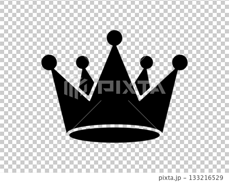 Simple crown icon Vector Illustration 133216529