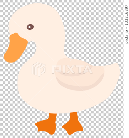 Cute duck illustration vector material 133216897