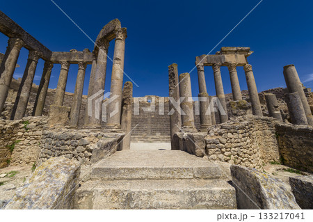 チュニジア・ドゥッガ遺跡～ローマ劇場 / Dougga Ruins, Tunisia 133217041