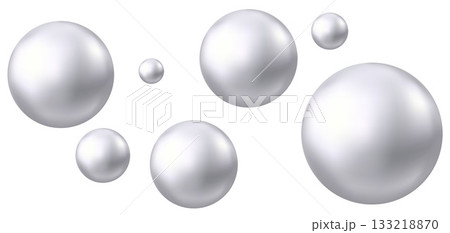 Shiny gray metal bubble. Shiny gray metal bubble. 133218870