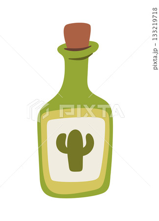 Tequila drink bottle design element 133219718