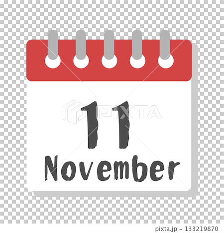11月 カレンダー イラスト 11月 カレンダー イラスト 133219870