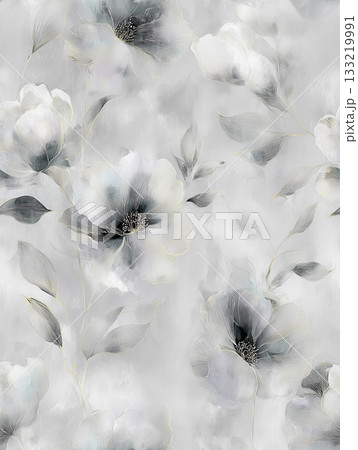 Soft Pastel Patterns with Florals Fruits and Cute Motifs for Notebook Designs 133219991