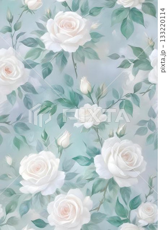 Soft Pastel Patterns with Florals Fruits and Cute Motifs for Notebook Designs 133220114
