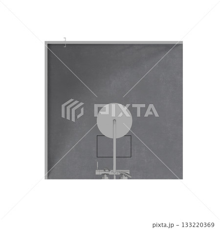 shower cabin isolated on transparent background, 3D illustration, cg render shower cabin isolated on transparent background, 3D illustration, cg render 133220369
