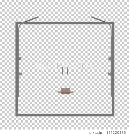 shower cabin isolated on transparent background, 3D illustration, cg render shower cabin isolated on transparent background, 3D illustration, cg render 133220386