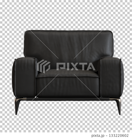 armchair isolate on a transparent background, comfortable furniture for home interior, 3D illustration, cg render armchair isolate on a transparent background, comfortable furniture for home interior, 3D illustration, cg render 133220602