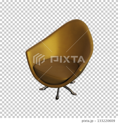 armchair isolate on a transparent background, comfortable furniture for home interior, 3D illustration, cg render armchair isolate on a transparent background, comfortable furniture for home interior, 3D illustration, cg render 133220609