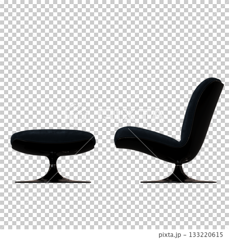 armchair isolate on a transparent background, comfortable furniture for home interior, 3D illustration, cg render armchair isolate on a transparent background, comfortable furniture for home interior, 3D illustration, cg render 133220615