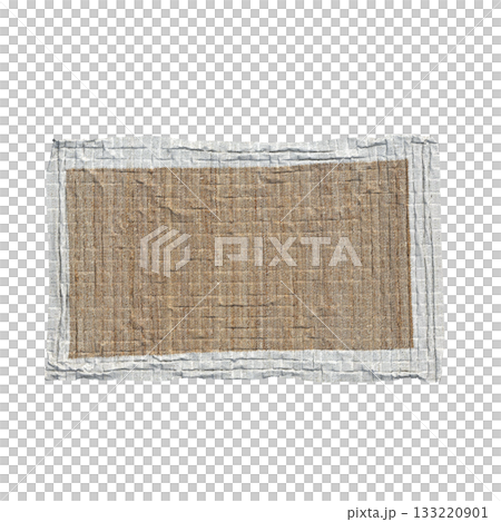 carpet for interior isolated on transparent background, home decor, 3D illustration, cg render 133220901