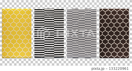 carpet for interior isolated on transparent background, home decor, 3D illustration, cg render 133220961