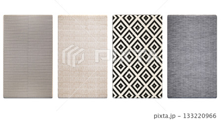 carpet for interior isolated on transparent background, home decor, 3D illustration, cg render carpet for interior isolated on transparent background, home decor, 3D illustration, cg render 133220966