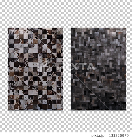 carpet for interior isolated on transparent background, home decor, 3D illustration, cg render 133220979