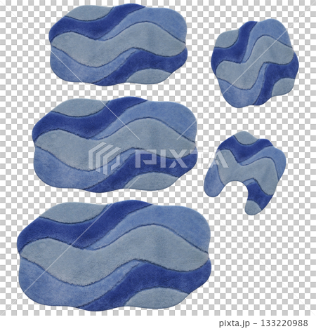 carpet for interior isolated on transparent background, home decor, 3D illustration, cg render carpet for interior isolated on transparent background, home decor, 3D illustration, cg render 133220988