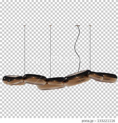 chandelier on the ceiling isolated on transparent background, hanging lamp, pendant light, 3D illustration, cg render chandelier on the ceiling isolated on transparent background, hanging lamp, pendant light, 3D illustration, cg render 133221116