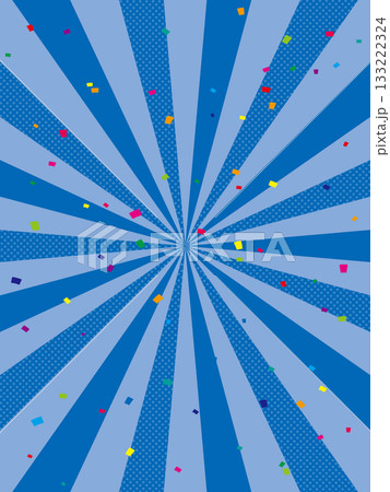 青の放射線のポップな背景 133222324