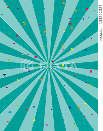 青緑の放射線のポップな背景 青緑の放射線のポップな背景 133222325