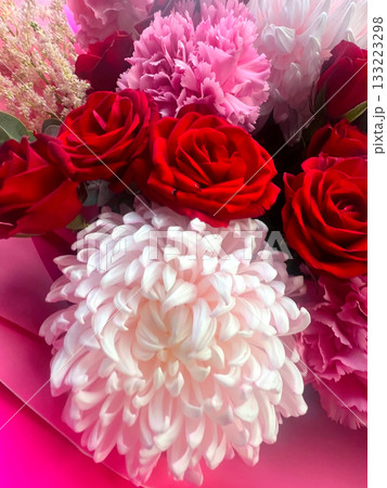Bouquet of different beautiful flowers Bouquet of different beautiful flowers 133223298