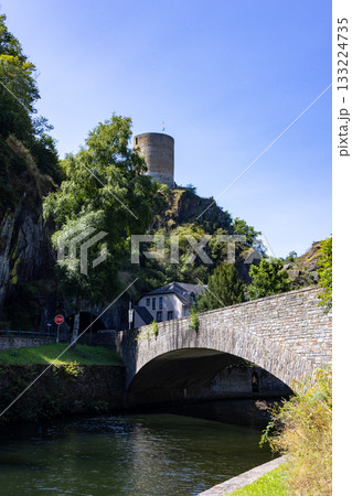 Esch-sur-Sure, Wiltz, Grand-Duche de Luxembourg, September 07, 2025, Peaceful river scene, Erected Esch-sur-Sure, Wiltz, Grand-Duche de Luxembourg, September 07, 2025, Peaceful river scene, Erected 133224735
