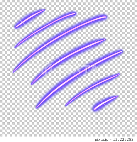 Simple Abstract Neon Design Element Png 133225282