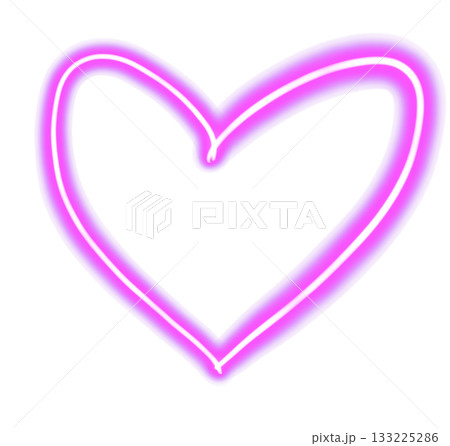 Simple Heart Sign Neon. Png Simple Heart Sign Neon. Png 133225286